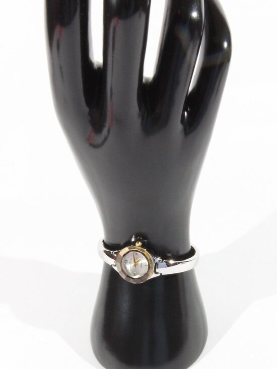 Anne Klein Silver and Gold Tone Diamond Accent Watch main image 6